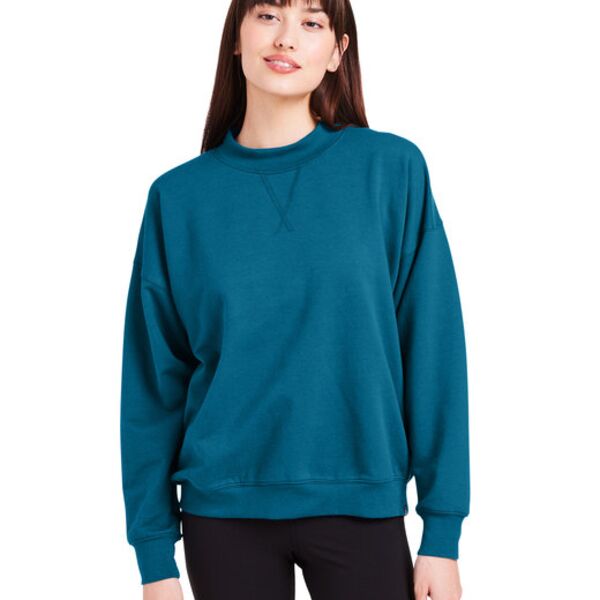 Ladies' Vintage Oversized Crew Pullover Thumbnail