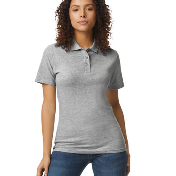 Ladies' Softstyle Double Pique Polo Thumbnail
